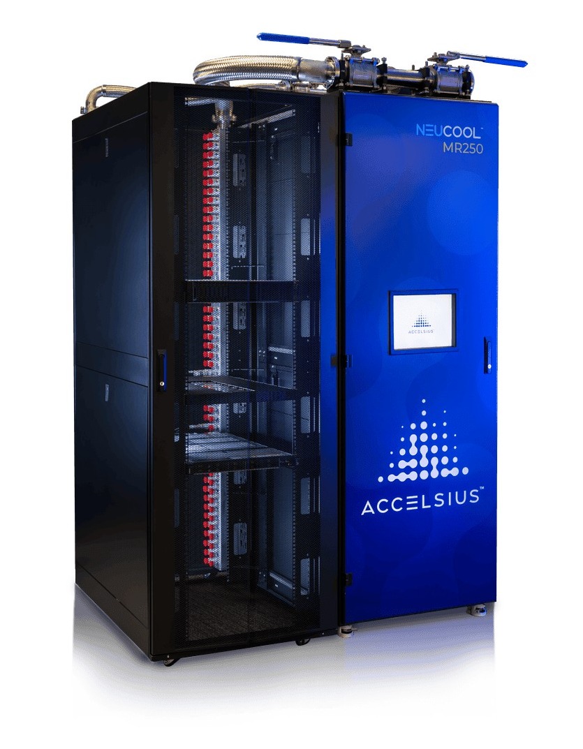 Стойка Accelsius NeuCool для двухфазного жидкостного охлаждения