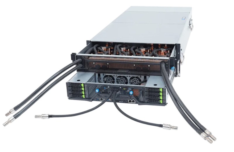 ИИ-сервер Gigabyte на NVIDIA HGX B300 с СЖО