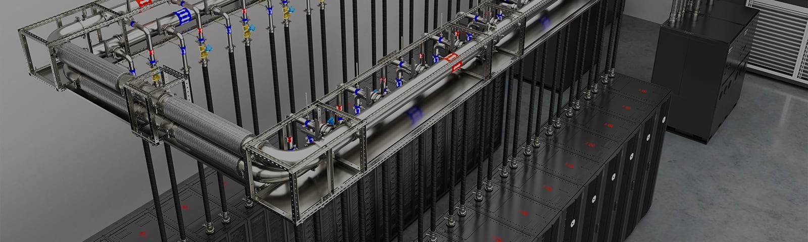 Vertiv CoolChip CDU 2300 и CoolChip Fluid Network